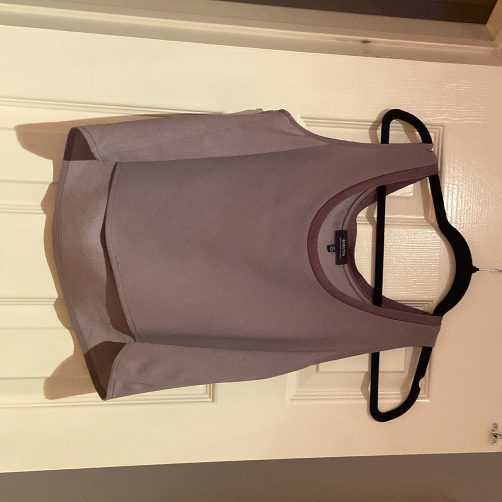 Taupe female silk tank top. Size xs. New - Picture 1 of 3